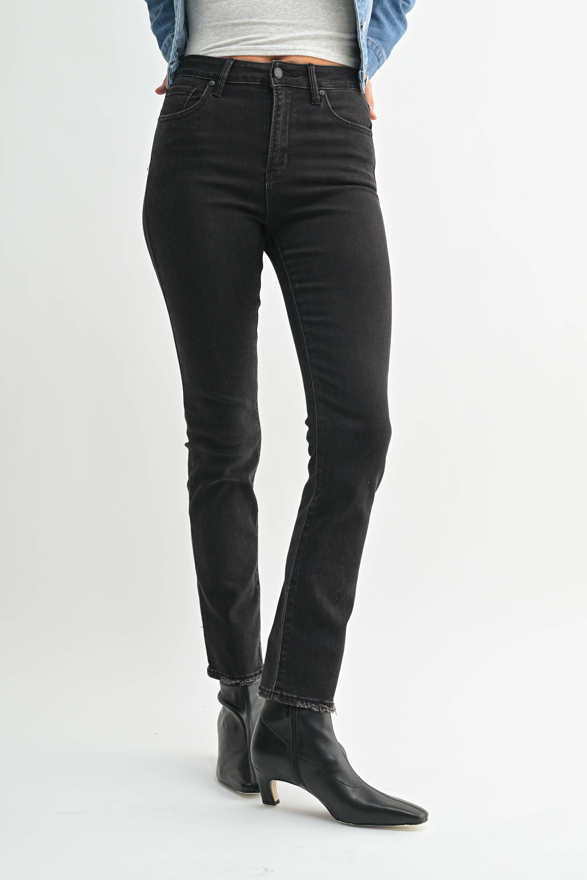 Mara Slim Straight Stretch Denim FINAL SALE