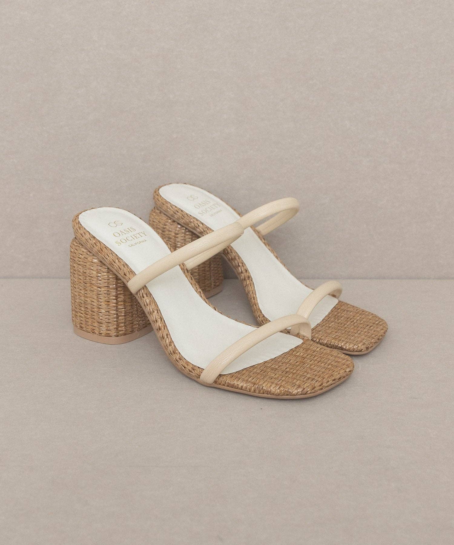 Margaret Butter Rattan Heel FINAL SALE