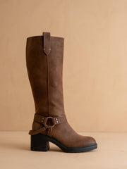 Leanne Moto Knee High Boot