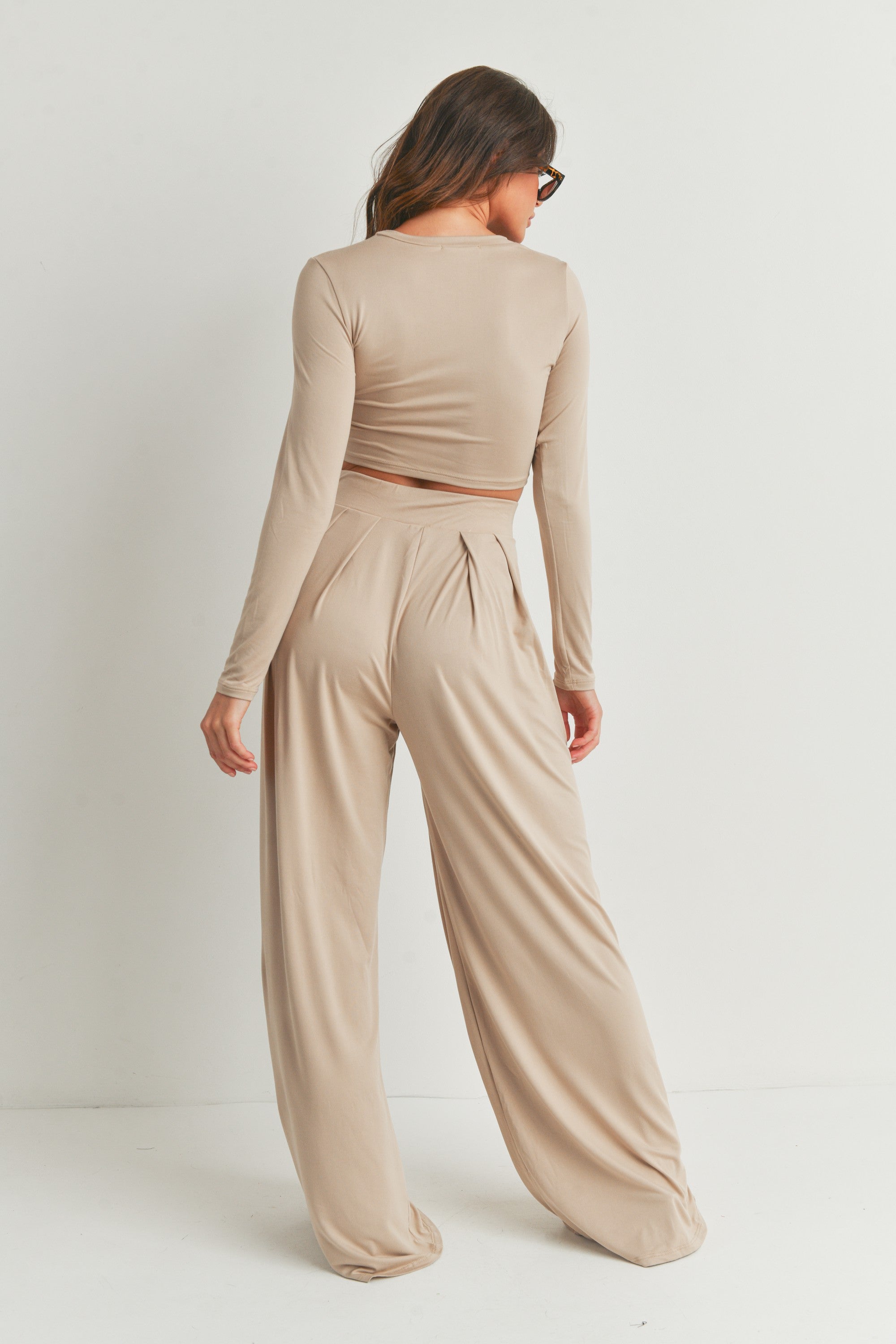 Jagger Wide Leg Long Sleeve Set FINAL SALE