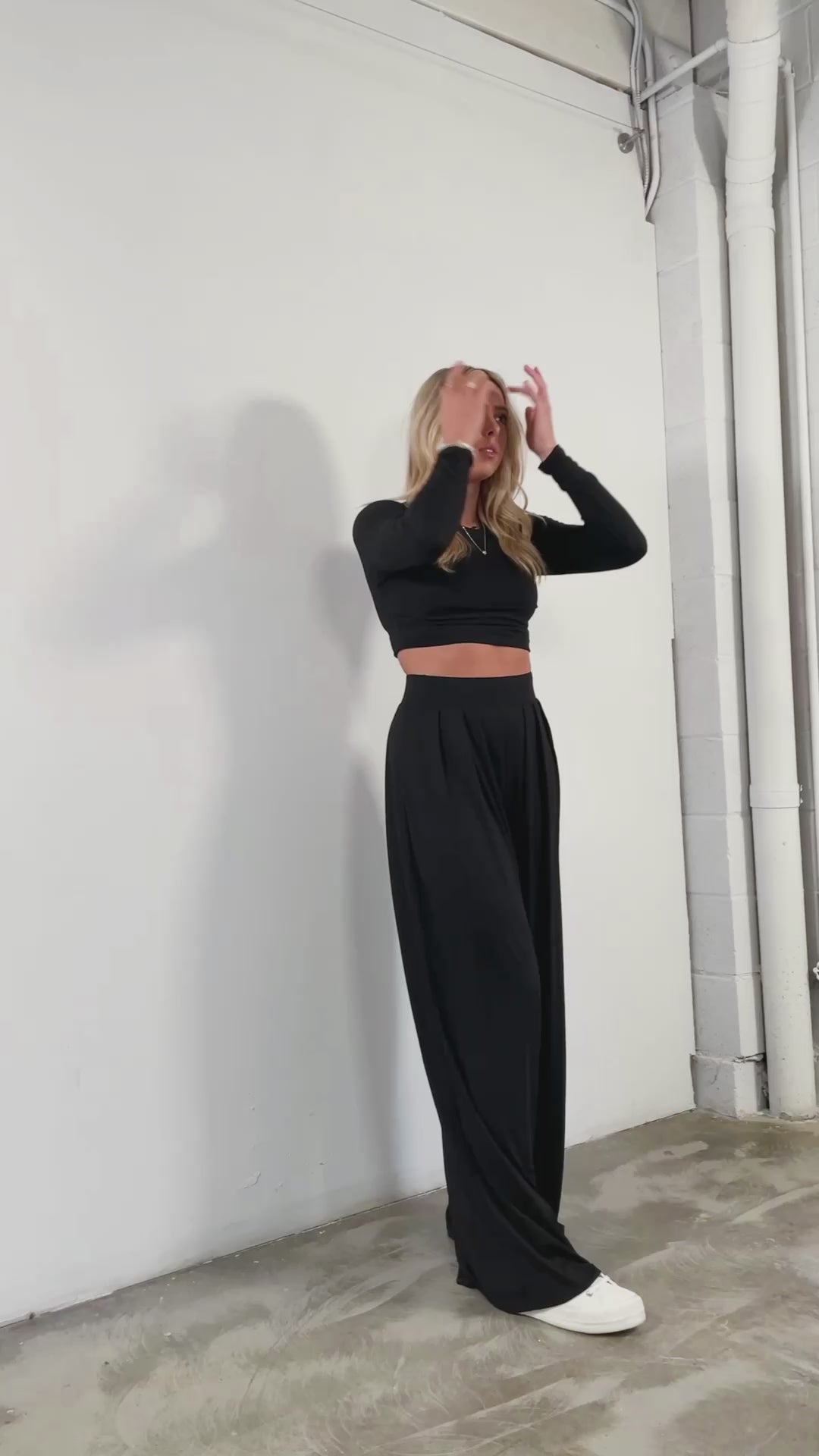 Jagger Wide Leg Long Sleeve Set FINAL SALE