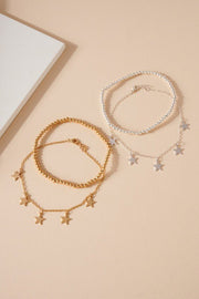 Kolly Star Charm Anklet FINAL SALE